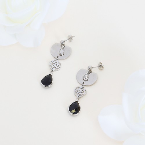 Boucles d'Oreilles Rosiers...